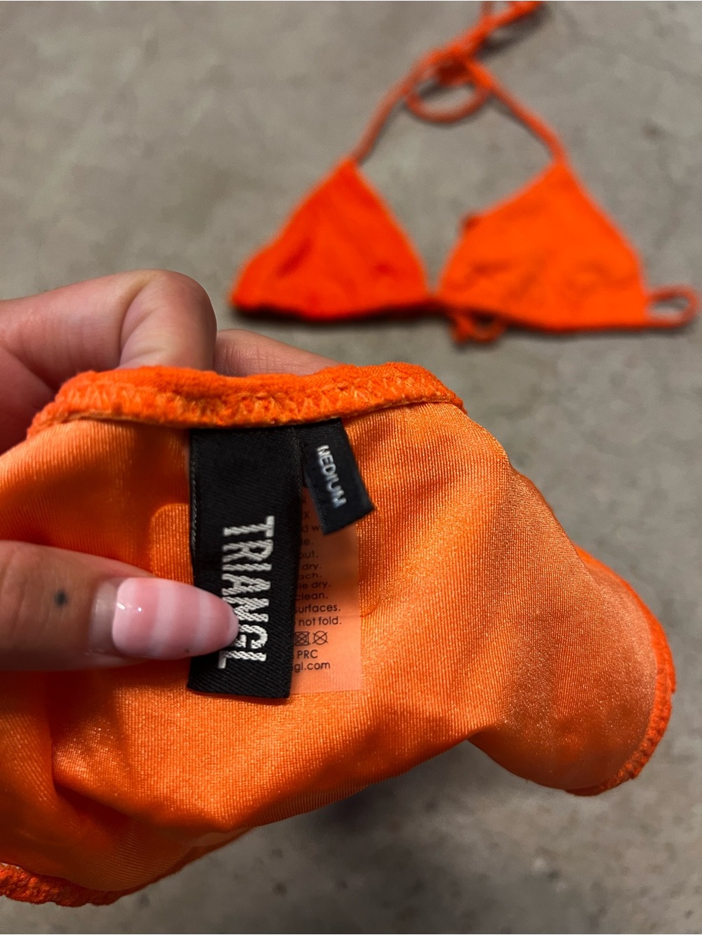 triangl orange zebra set - Picture 3 of 5